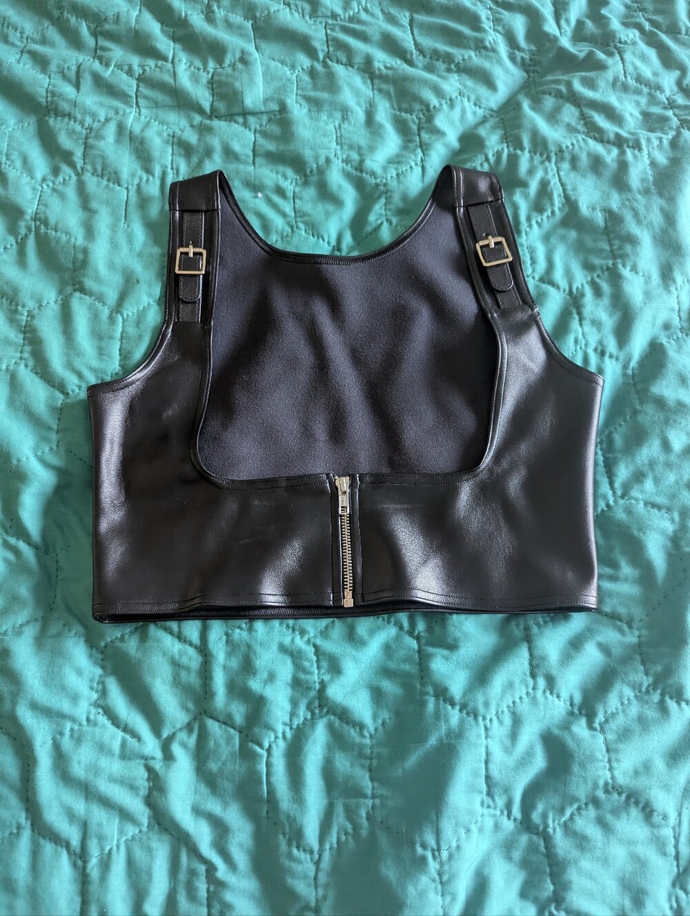 Blackmilk Front Zip Underbust Corset